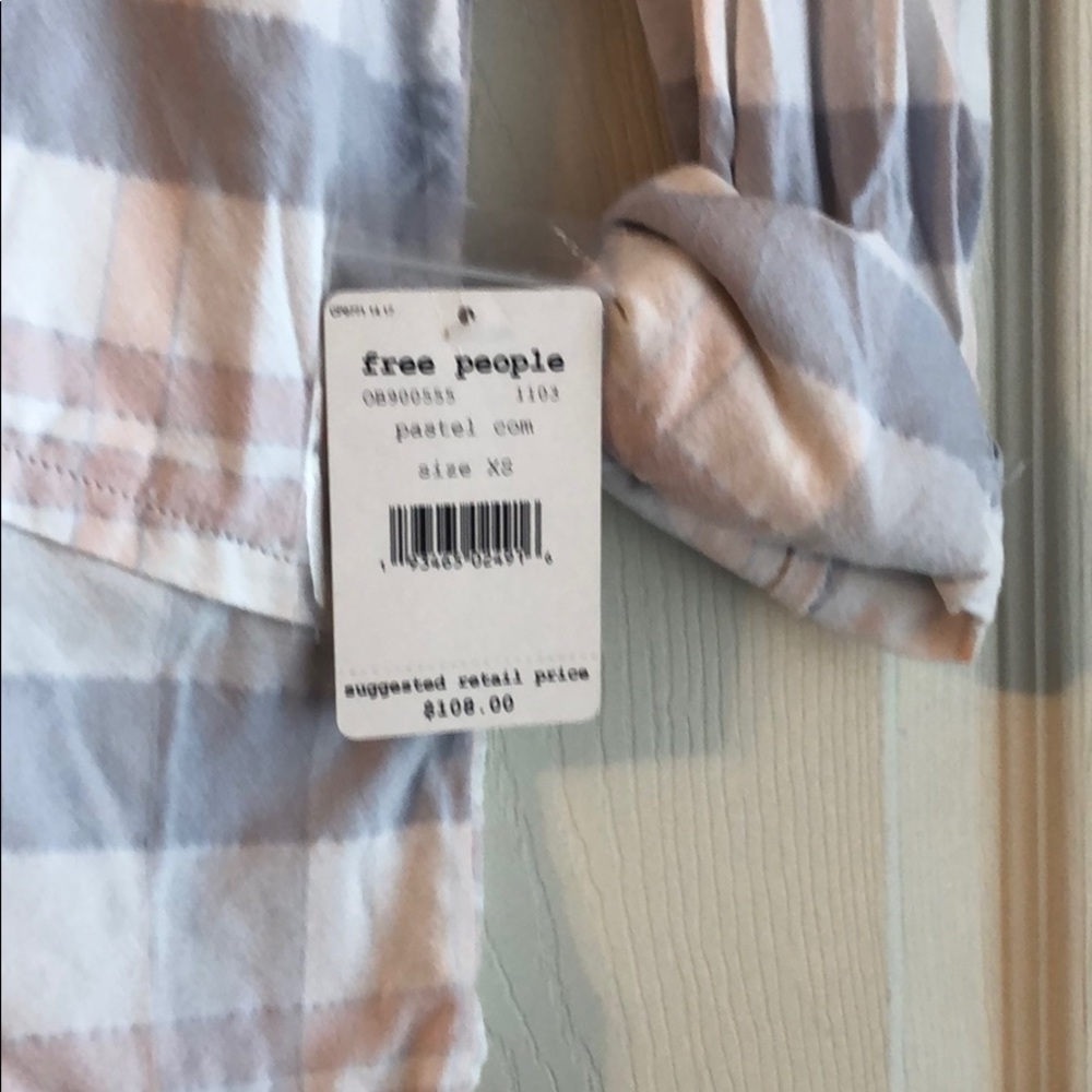 NWT Free people button down shirt - Picture 4 of 6